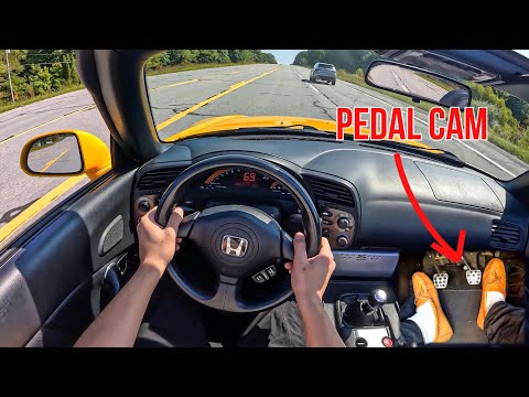 2005 Honda S2000 • POV Driving Experience • Pedal Cam