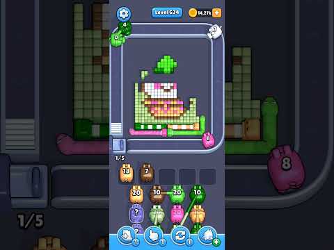 Pixel Flow Level 634 Walkthrough