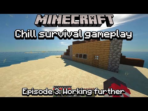 Minecraft survival no commentary E3. Working further.