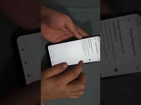 how to enable swipe fingerprint for notification in Moto edge 30 fusion, moto edge 30 fusion swipe f