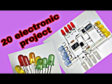 20 amazing electronic projects at home || Diy ideas || by m easy tech
