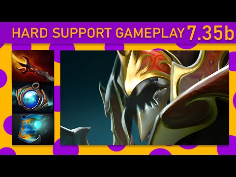 ✨New patch 7.35b Knight~ Nyx Assassin 85% Kill participation! Hard Support Gameplay - Dota 2 Top MMR