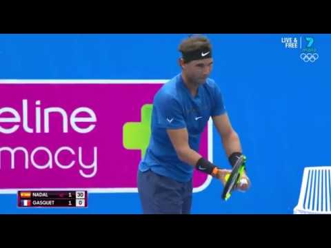 2018 Kooyong Classic Exhibition: Rafael Nadal vs. Richard Gasquet
