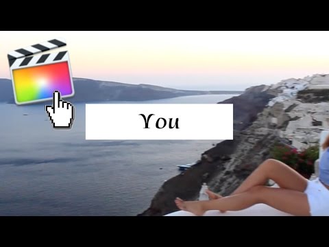 ➳ FCPX : Texte Animation Tumblr "Sliding Bars" ( ft. Hailey Sani )