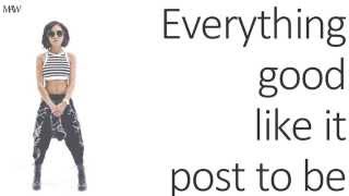 Post To Be - Omarion Jhene &amp; Chris (With Lyrics On Screen)