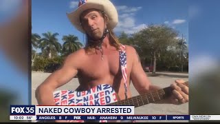 Naked Cowboy talks to FOX 35 about his arrest