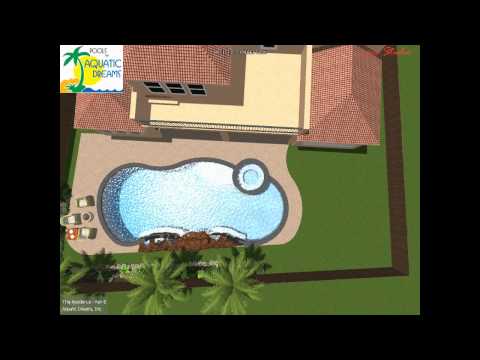 3D Swimming Pool Design - Thai Residence
