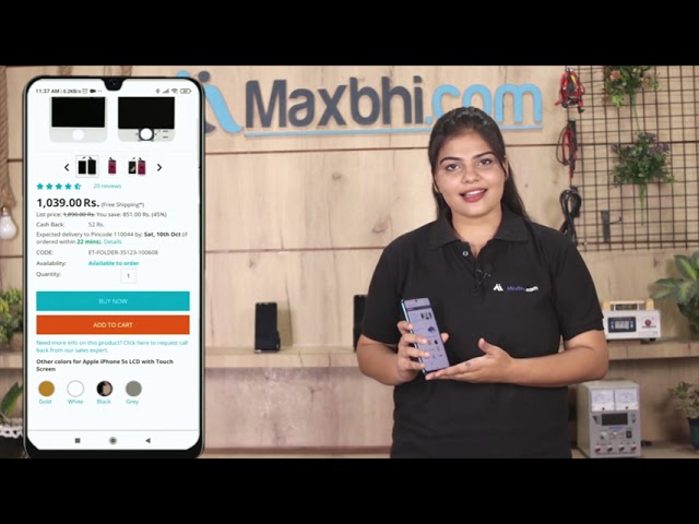 Product video thumbnail for Touch Screen Digitizer for Infinix Hot 4 Pro - Black