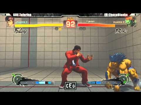 ChocoBlanka ( Blanka ) VS Zaferino ( Fei Long ) - CEO 2012