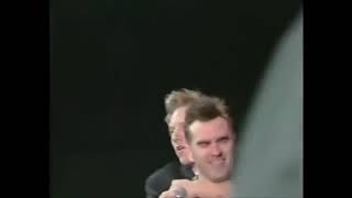 Morrissey - Stage invaders from the Shoreline Amphitheater. Oct 31, 1991