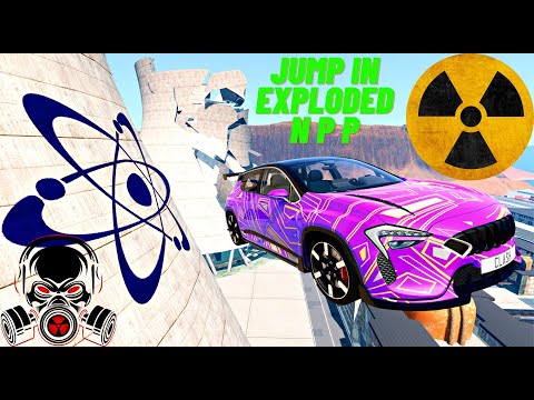Jumping in Exploded Nuclear Power Plant - BeamNG.Drive\Clash