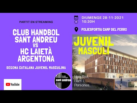 JUVENIL MASCULÍ vs HC LAIETÀ ARGENTONA JUV