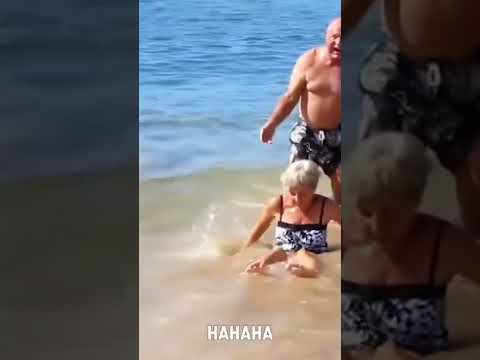 Grandparents Love having Fun at the Beach too.. #family #love #fyp #fun #youtubeshorts #beach #like