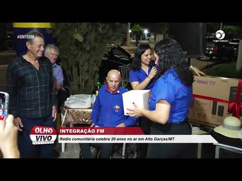 INTEGRAÇÃO FM | Rádio comunitária celebra 20 anos no ar em Alto Garças/MT