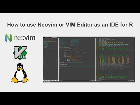How to use Neovim or VIM Editor as an IDE for R