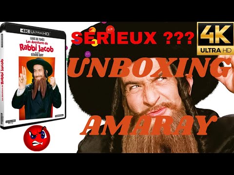 -- THE ADVENTURES OF RABBI JACOB AMARAY 4K UHD BLU-RAY UNBOXING -- 😡