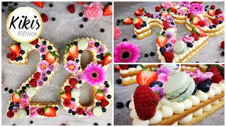 Zahlentorte | Instagram Trend | Rezept | Numbercake | Alphabet Cake | Letter Cake