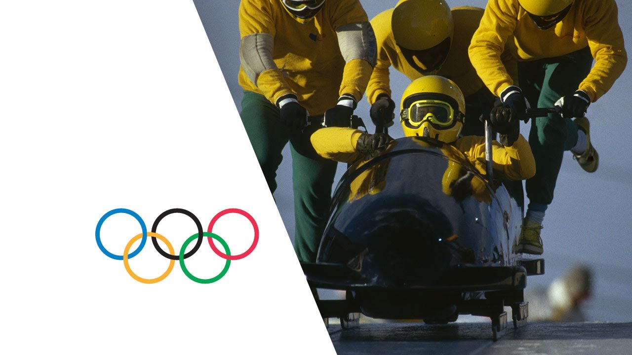 Jamaican Bobsleigh Team Debut At Calgary 1988 Winter Olympics thumnail