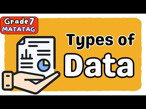TYPES OF DATA & IMPORTANCE | STATISTICS | (3rd) THIRD QUARTER GRADE 7 MATATAG TAGALOG MATH TUTORIAL