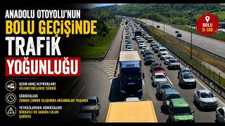 Anadolu Otoyolu'nun Bolu Geçişinde Trafik Yoğunluğu