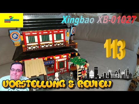 Xingbao XB-01027 - Die Eisengießerei - Vorstellen & Review in Deutsch - Klemmbausteine + 6 Figuren.