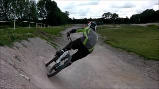 preview picture of video 'Brad and David at a windy Coppull BMX track 14 07 12'
