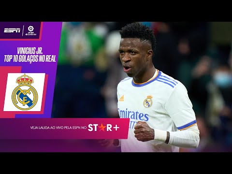 VINICIUS JR | OS DEZ GOLS MAIS BONITOS PELO REAL MADRID EM LALIGA