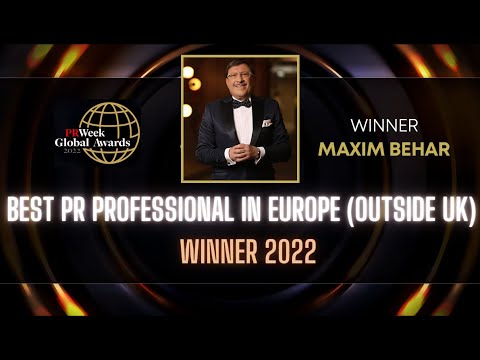 50 Global Business Leaders Congratulates Maxim! Best PR Professional in Europe 2022
