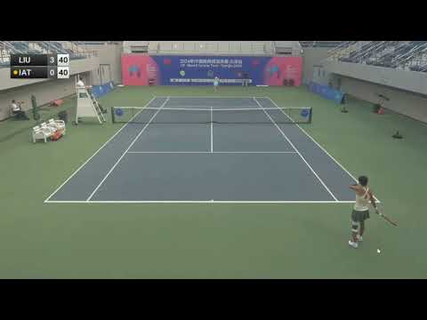 W35 TIANJIN, SINGLES SF   Fangzhou Liu Vs Polina Iatcenko