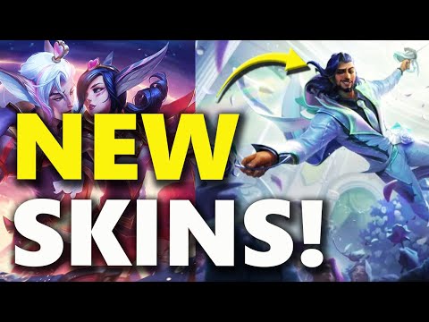 NEW SKINS! Crystal Withered Rose & Valentine's Day Skins | League of Legends 2022 LoL Season 12