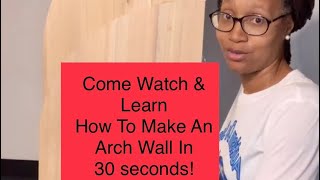 Arch Wall For Balloon Decor & More I Found At Hobby Lobby!