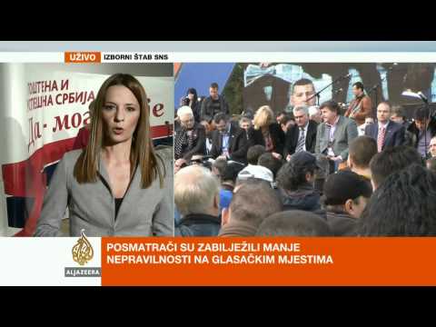 Ivana Momčilović-Odobašić uživo iz izbornog štaba SNS-a - Al Jazeera Balkans