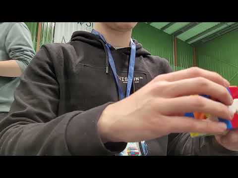 7.72 3x3 One-handed NR single! - Łukasz Burliga