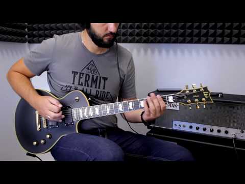 LTD Deluxe EC1000 VINTAGE BLACK - Guitar Demo