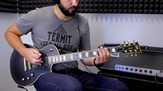 Video thumbnail for LTD Deluxe EC1000 VINTAGE BLACK - Guitar Demo by Artyom Reborn