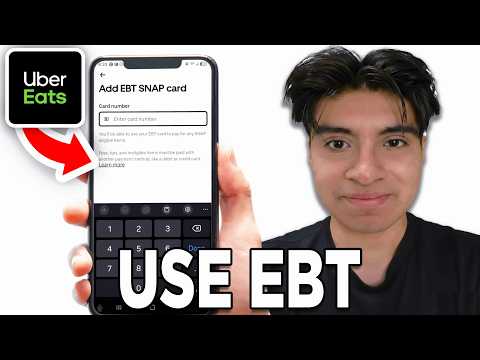 How To Use EBT SNAP On Uber Eats! - Tutorial