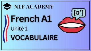 French Vocabulary, Pronunciation, Sentences : Unité 1