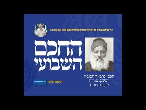 חכם נתנאל חבובה 