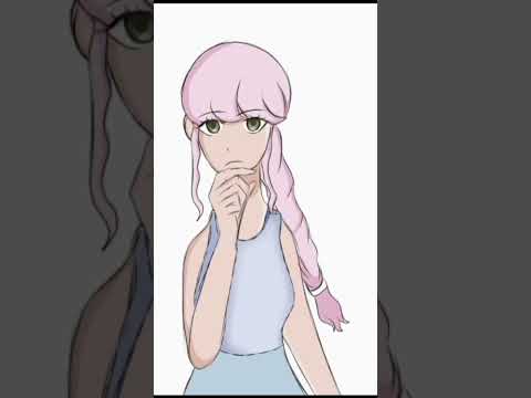 Bro the audio cut off again-💀 hashtags:- #art #digitalart #speedpaint #oc