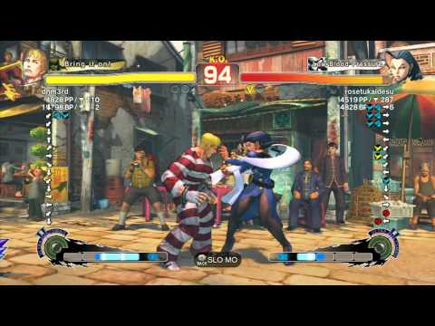 SSF4 AE: Sasaki (Cody) vs rosetukaidesu (Rose) - Ranked Match (720p HD)
