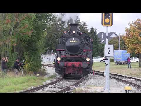 Zahnraddampflok 97 501 Rangierfahrten Münsingen