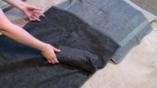 Massage set-up at home (DIY on bed, settee or floor)