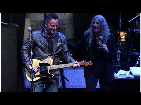 Watch Patti Smith perform with Bruce Springsteen and R.E.M's Michael Stipe - NME
