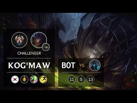 Kog'Maw ADC vs Kalista - KR Challenger Patch 9.5