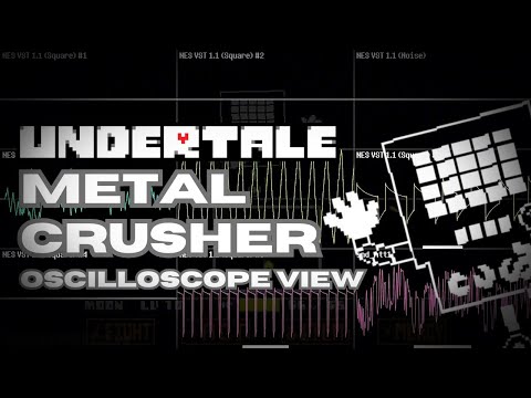 Undertale OST: 050 - Metal Crusher (Oscilloscope View)