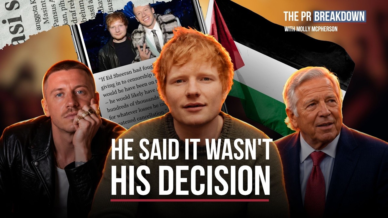 Ed Sheeran Stood In The Middle of Macklemore and Kraft And Became The Headline