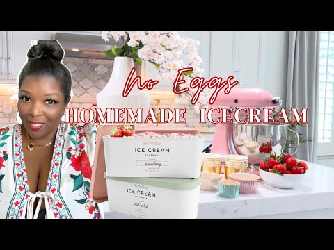 No Eggs Strawberry Ice Cream Recipe