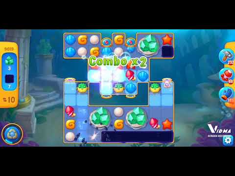 Fishdom. 9019 level no boosters and diamonds. 16 moves