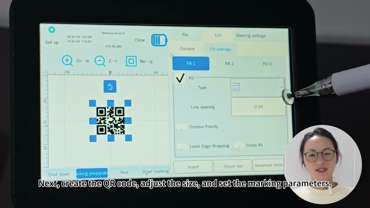 How to Mark Data Matrix Codes on Leather | HeatSign Dual-Laser Marking Machine Tutorial