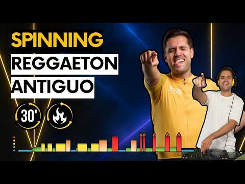 🤯 Spinning Old Reggaeton | Complete Spinning Class for Beginners at Home
